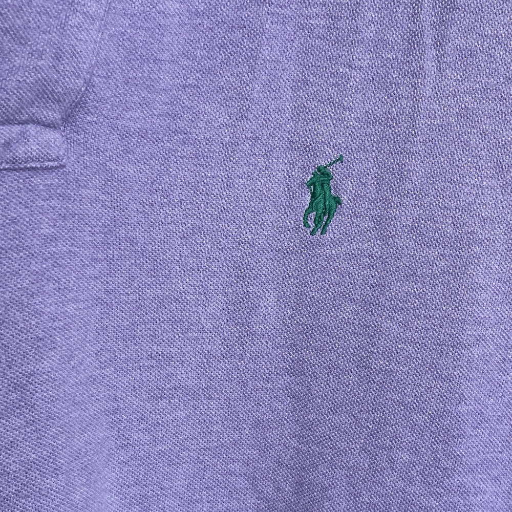 Polo Ralph Lauren Mens Polo set 2 Classic Fit Purple Heather Cotton Shirt Large - Picture 4 of 16